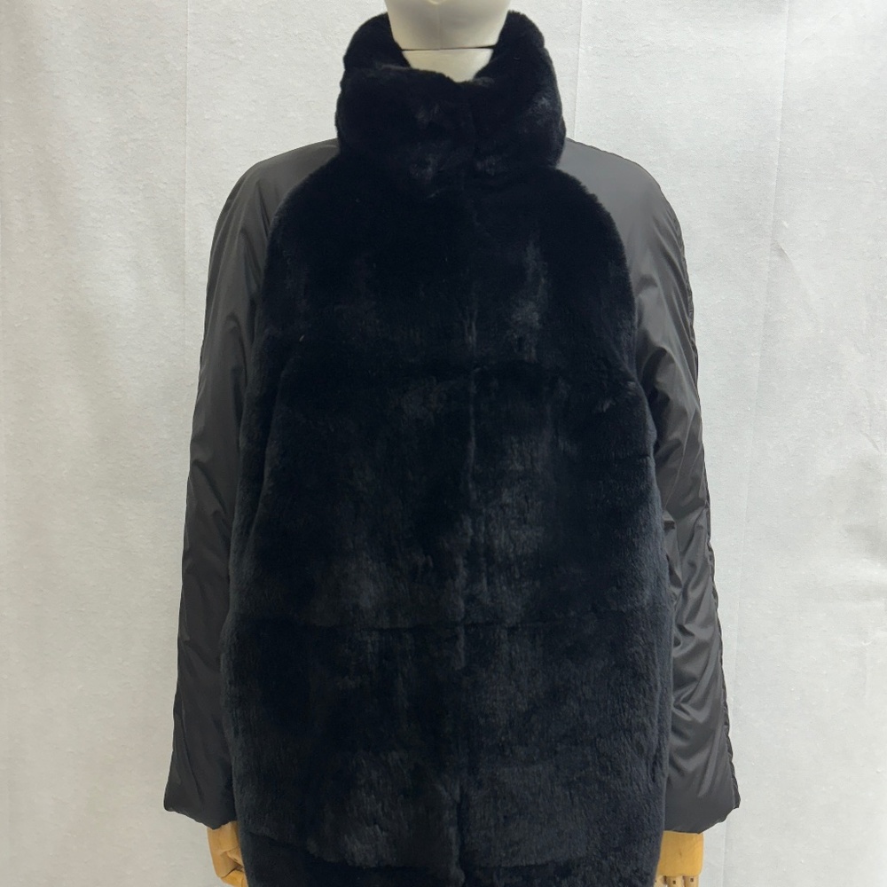 puffer fur jacket
